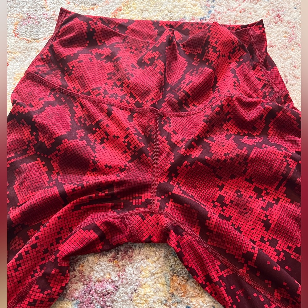 Lululemon Red Python Print Leggings. - image 3